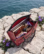 Anointed in Crimson Premium Leather Handbag QR0XD100