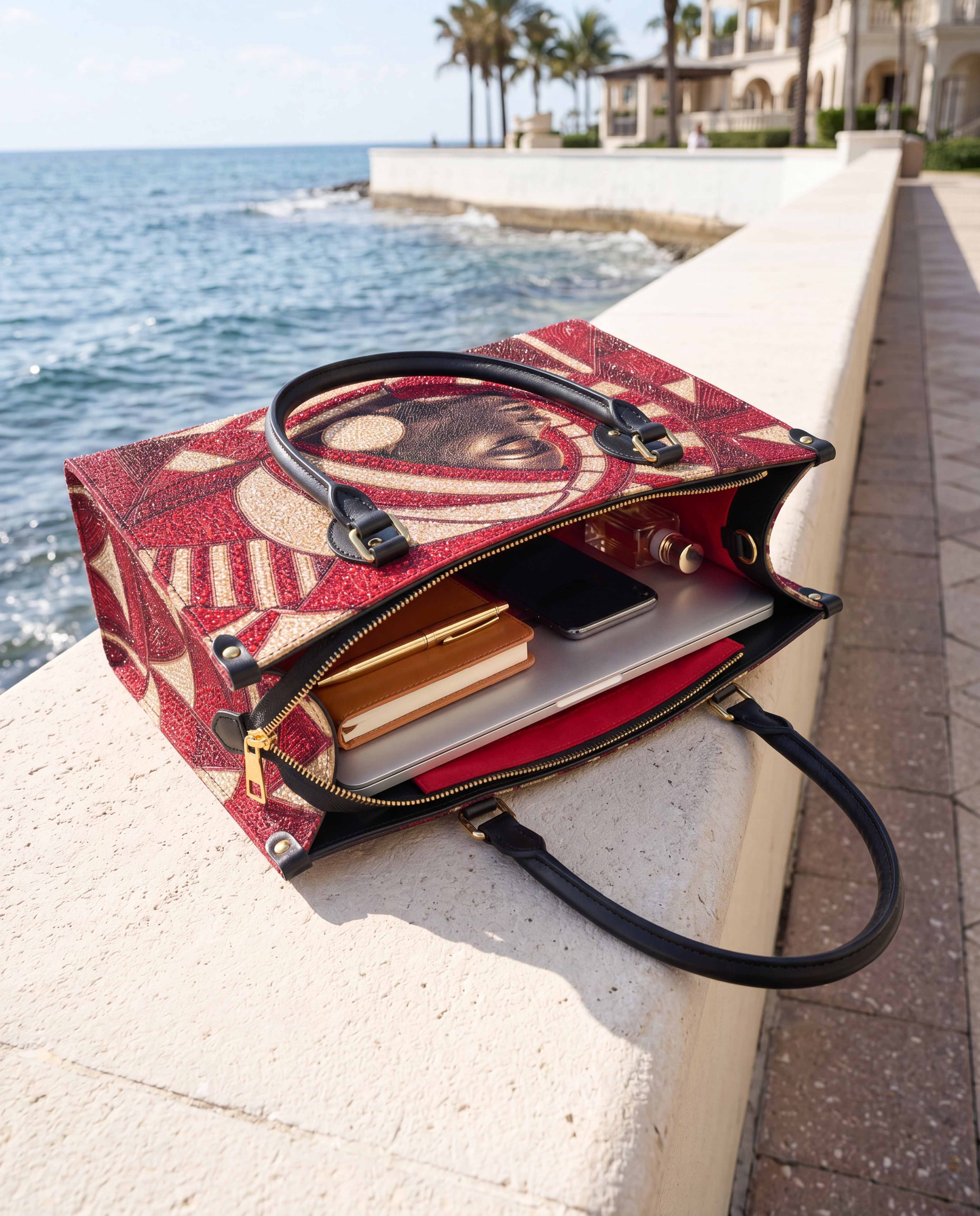 Torch Bearer Premium Leather Handbag QR0XD400
