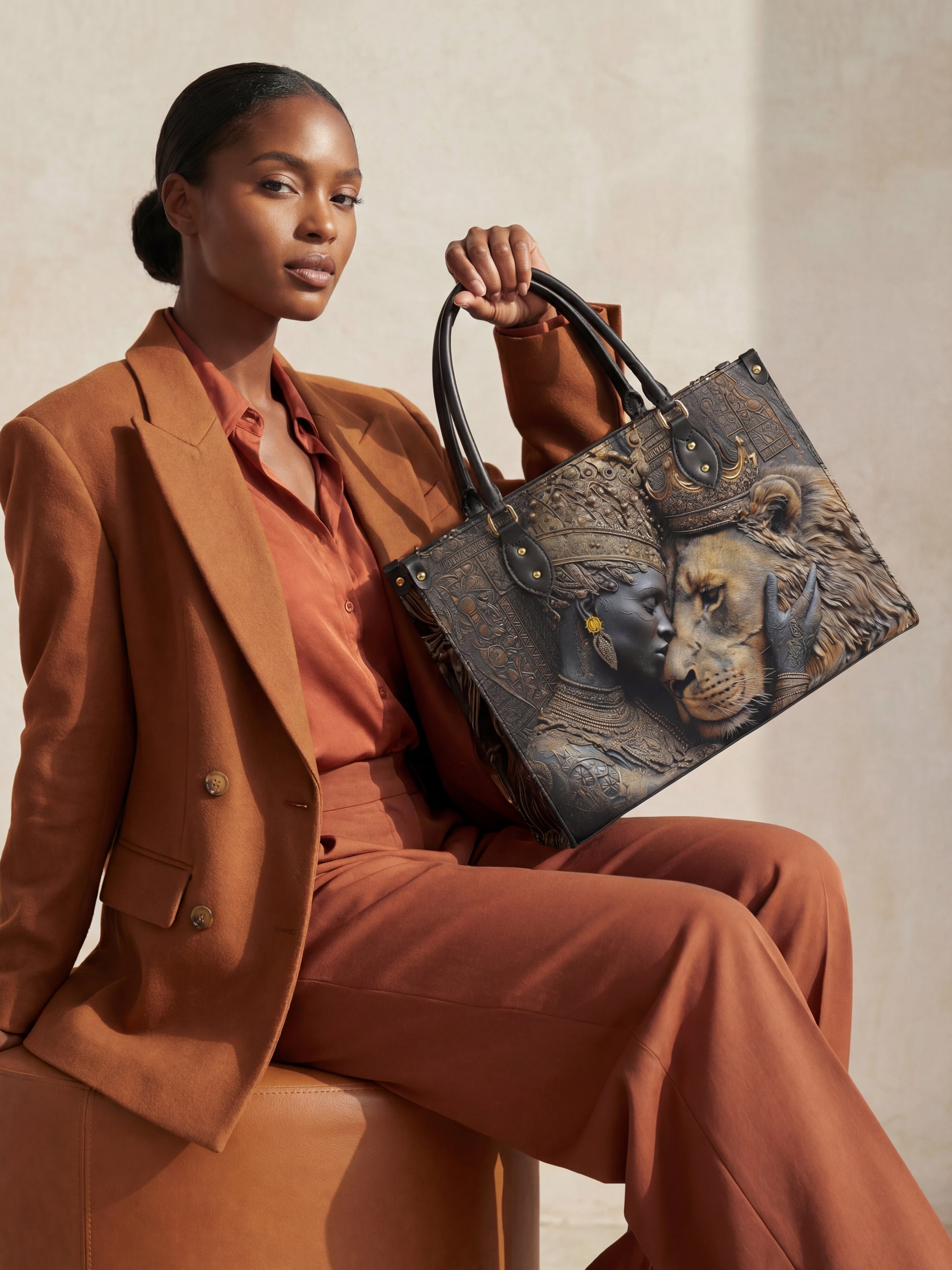 Desert Empress Premium Leather Handbag QR0HH148