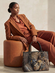 Desert Empress Premium Leather Handbag QR0HH148