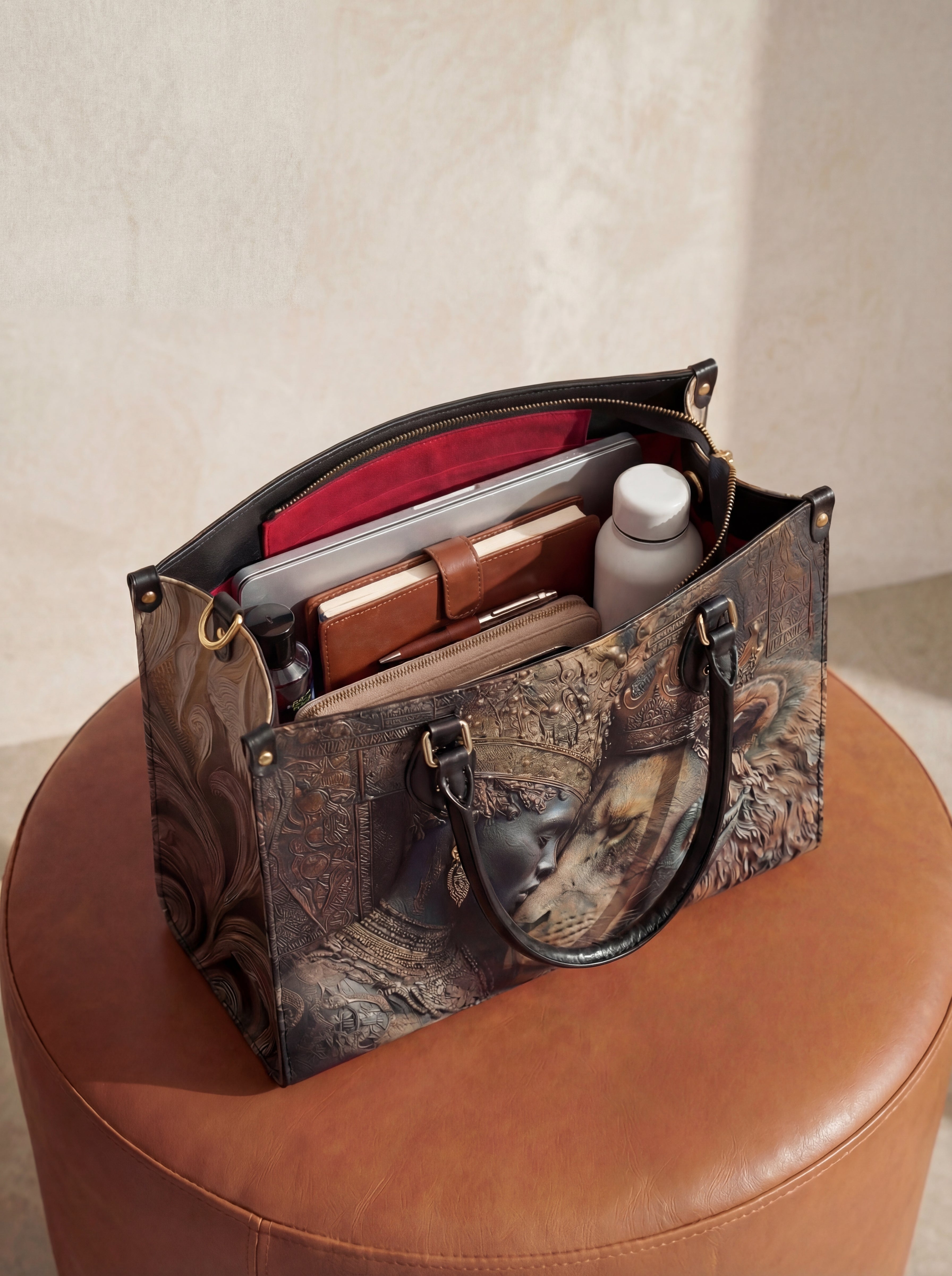 Desert Empress Premium Leather Handbag QR0HH148