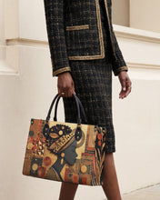 Bold African Premium Leather Handbag QR0XD810