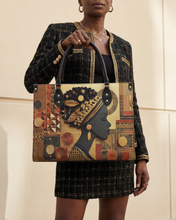 Bold African Premium Leather Handbag QR0XD810
