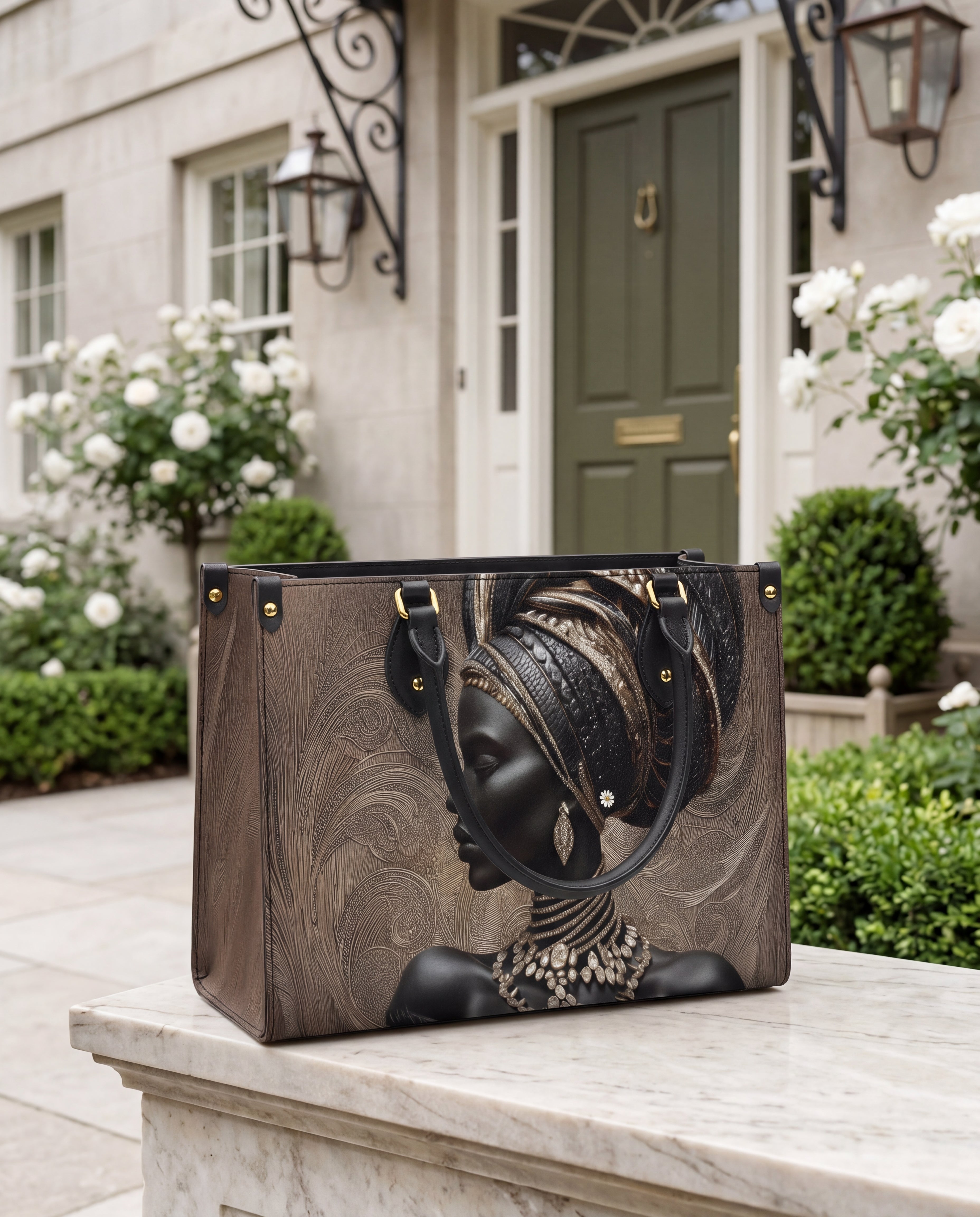 Althea Gold Premium Leather Handbag QR0XD567