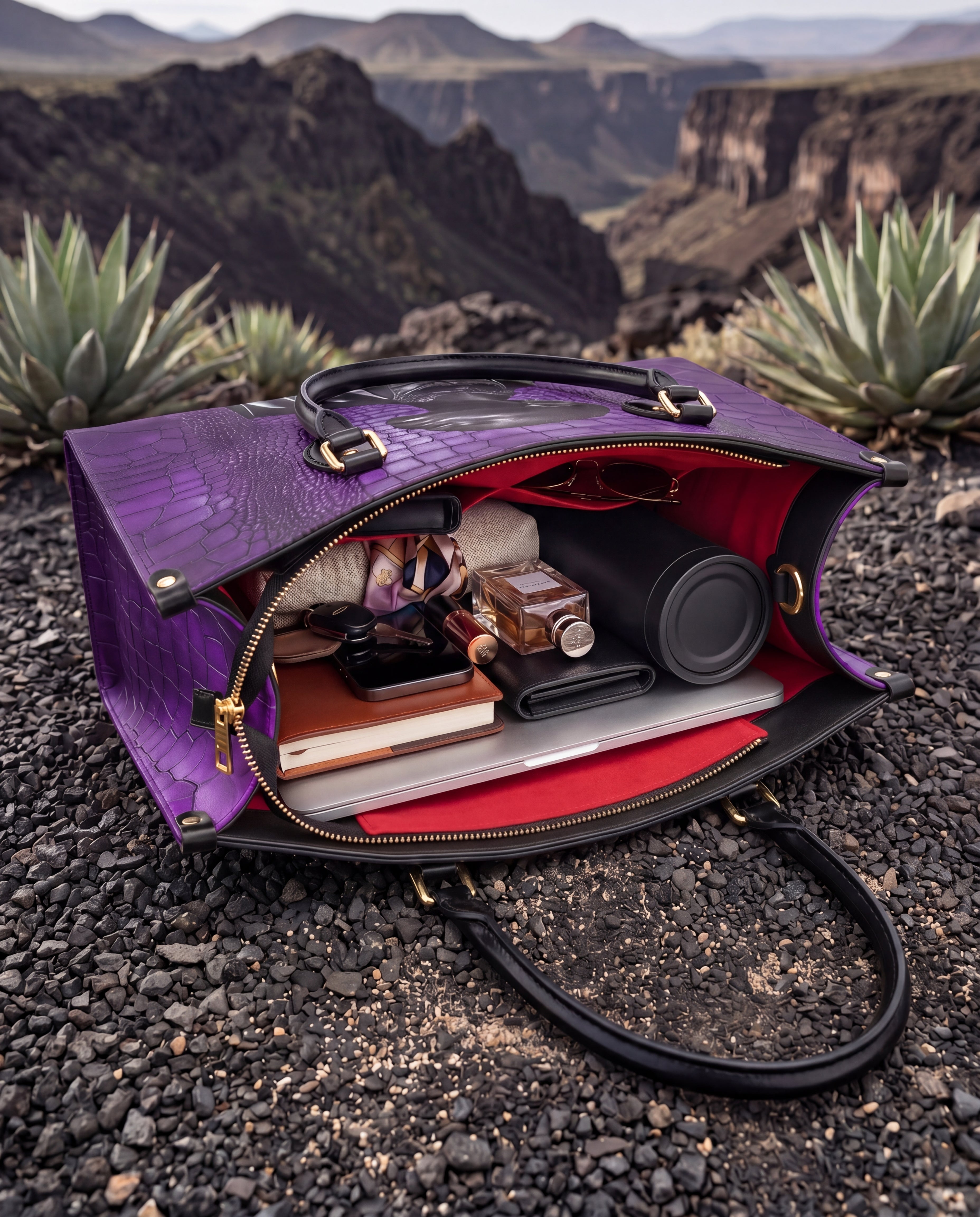 Aurora Kingdom Premium Leather Handbag QR0XD648
