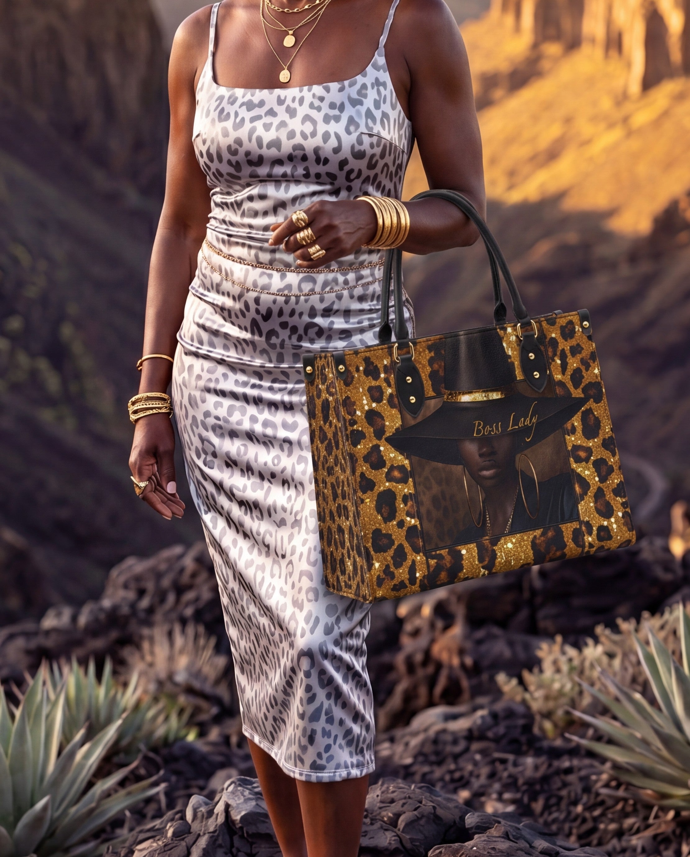 Boss Lady Premium Leather Handbag QR0XD401