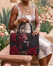 African Ardor Premium Leather Handbag QR0XD534