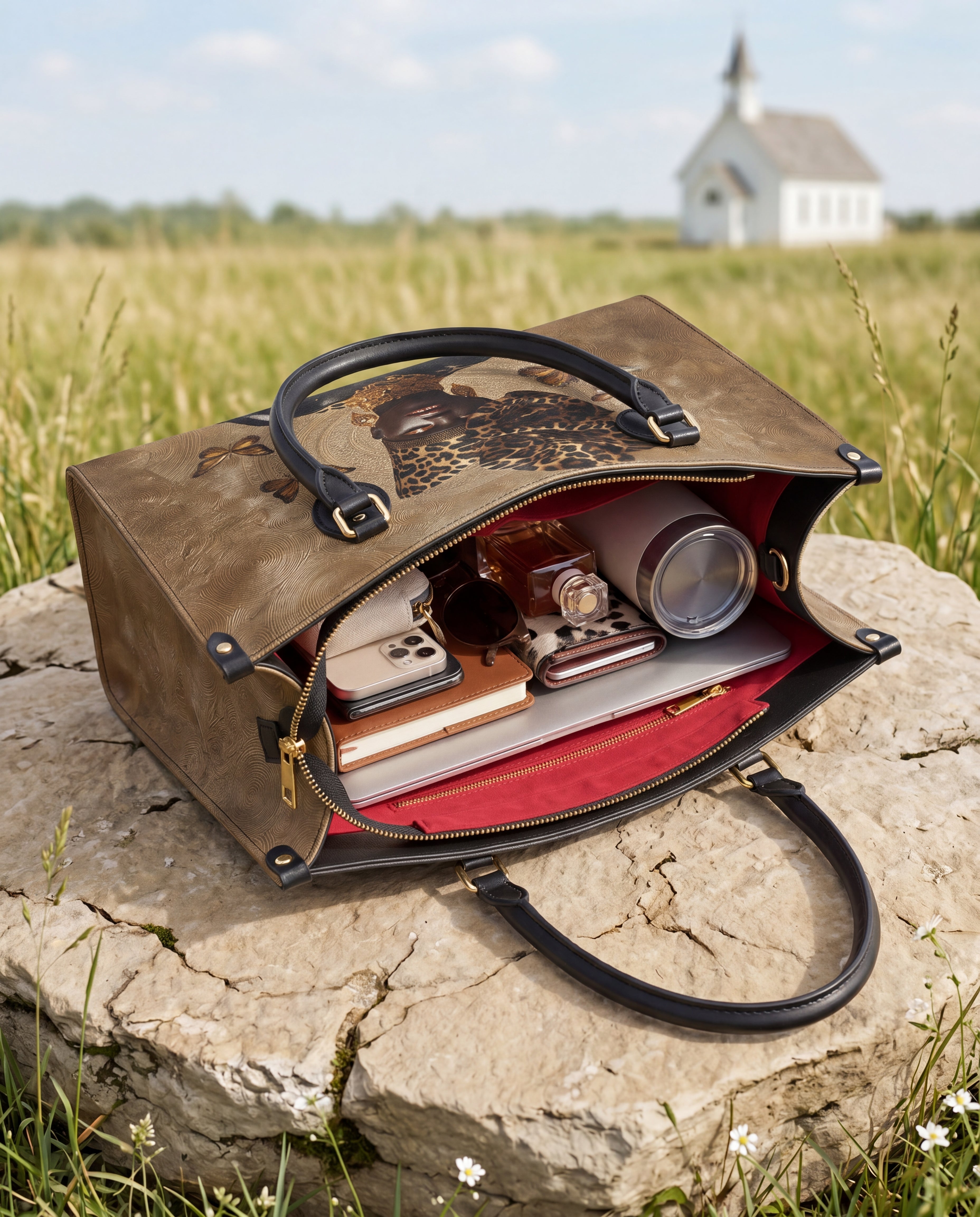 Absolute Allure Premium Leather Handbag QR0XD642