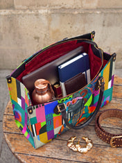 Afro Reverie Premium Leather Handbag QR0TV274