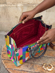 Afro Reverie Premium Leather Handbag QR0TV274
