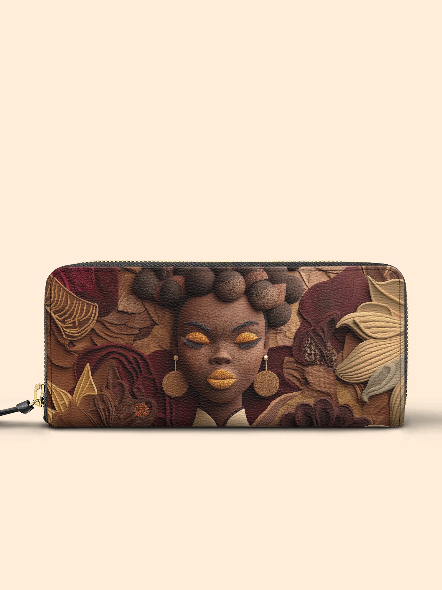 Crowned In Circles Slimline Zippy Wallet QR0TD116