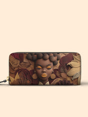Crowned In Circles Slimline Zippy Wallet QR0TD116