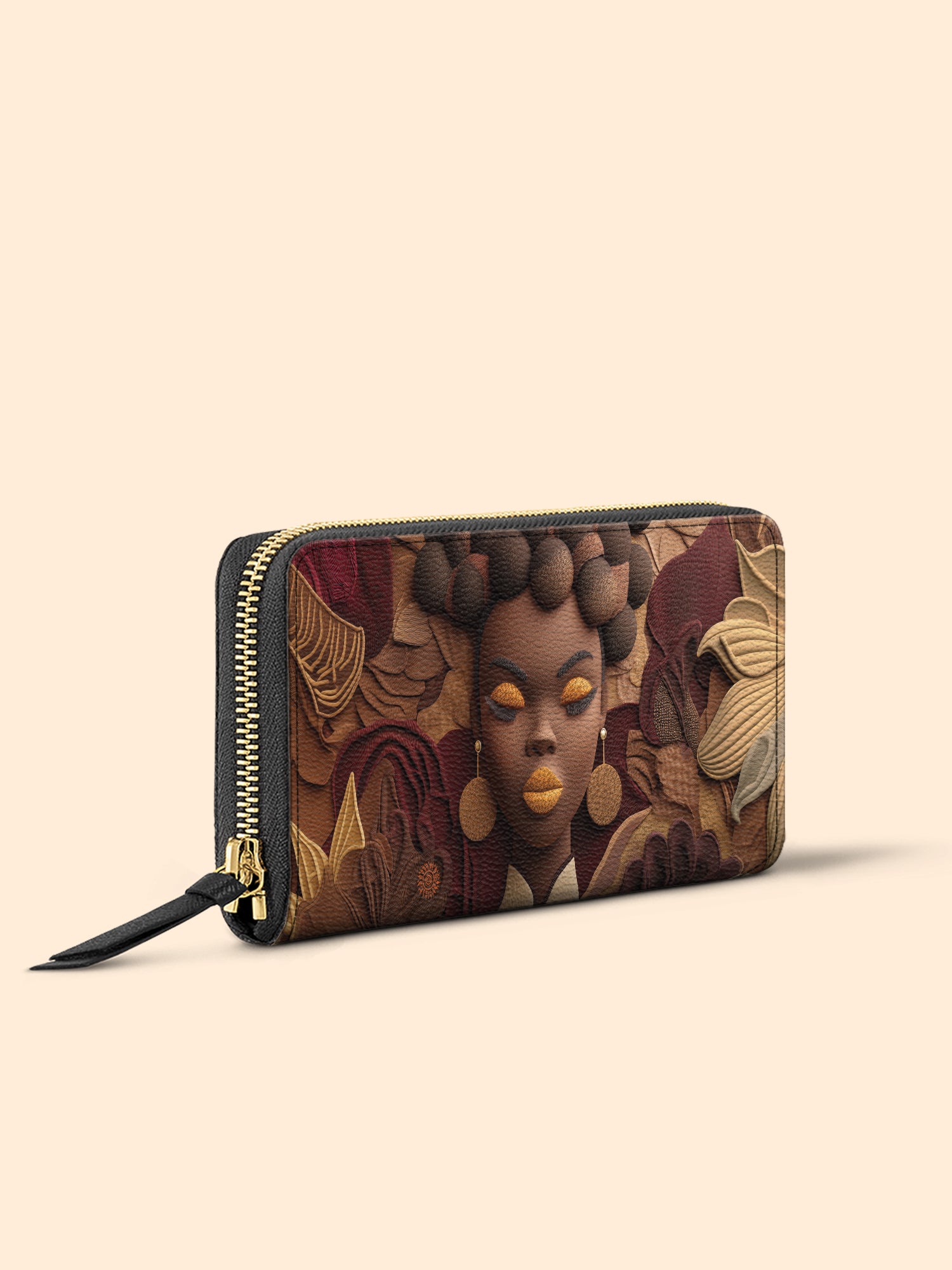 Crowned In Circles Slimline Zippy Wallet QR0TD116