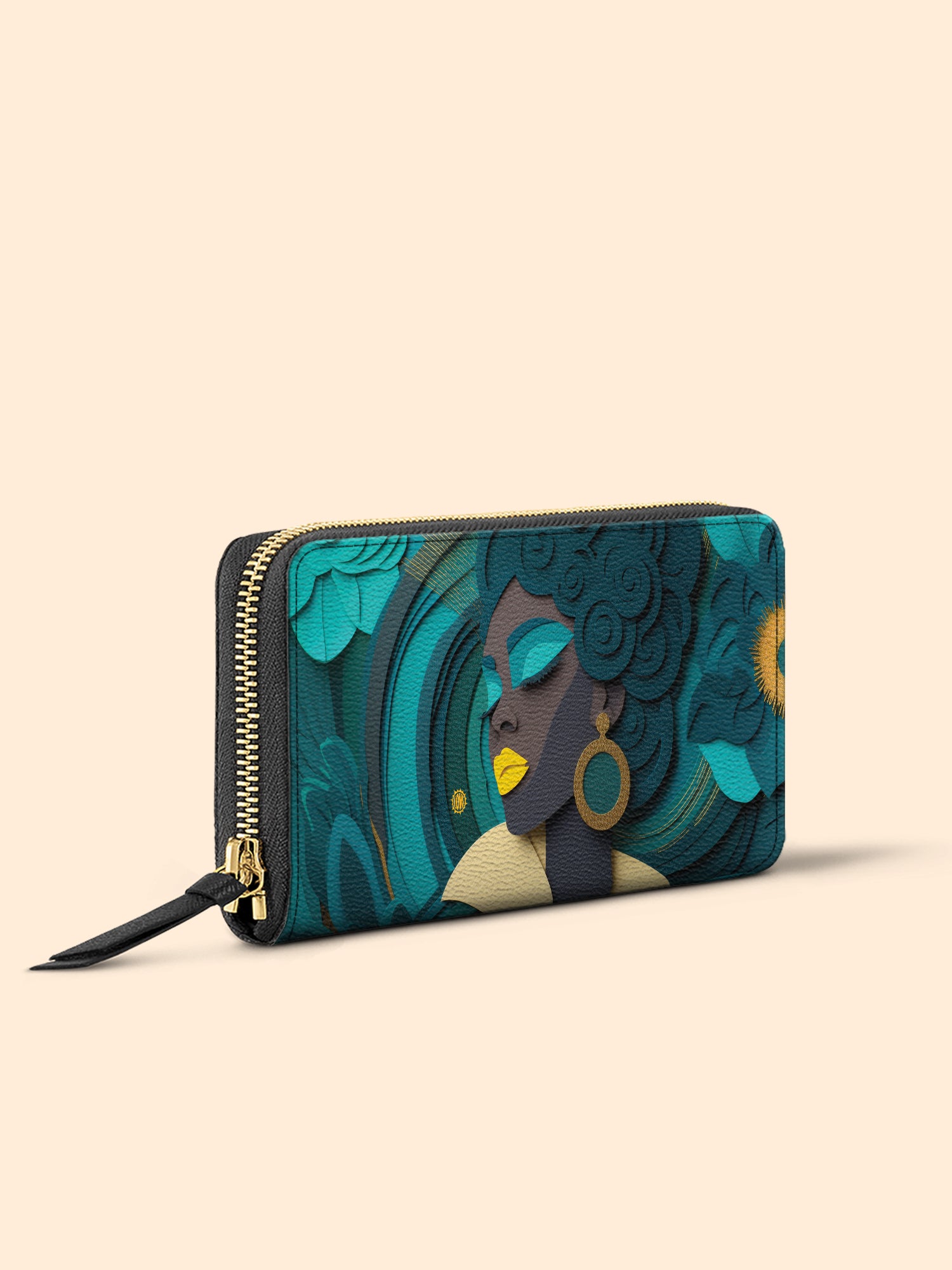 Rooted Spiral Slimline Zippy Wallet QR0TD119