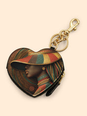 Veiled Pride Heart Coin Pouch Bag Charm QR0TV024