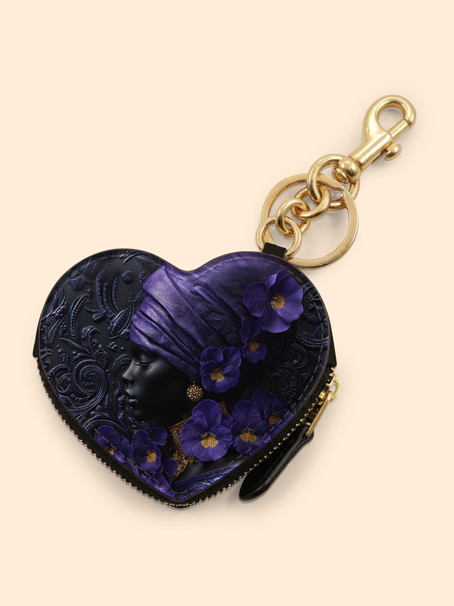 🎁 African Amulet Heart Coin Pouch Bag Charm QR0XD530 (100% off)