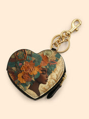 Blossom Divinity Heart Coin Pouch Bag Charm QR0HH070