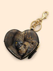 Desert Empress Heart Coin Pouch Bag Charm QR0HH148
