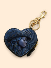 Cowgirl Noir  Heart Coin Pouch Bag Charm QR0TD467