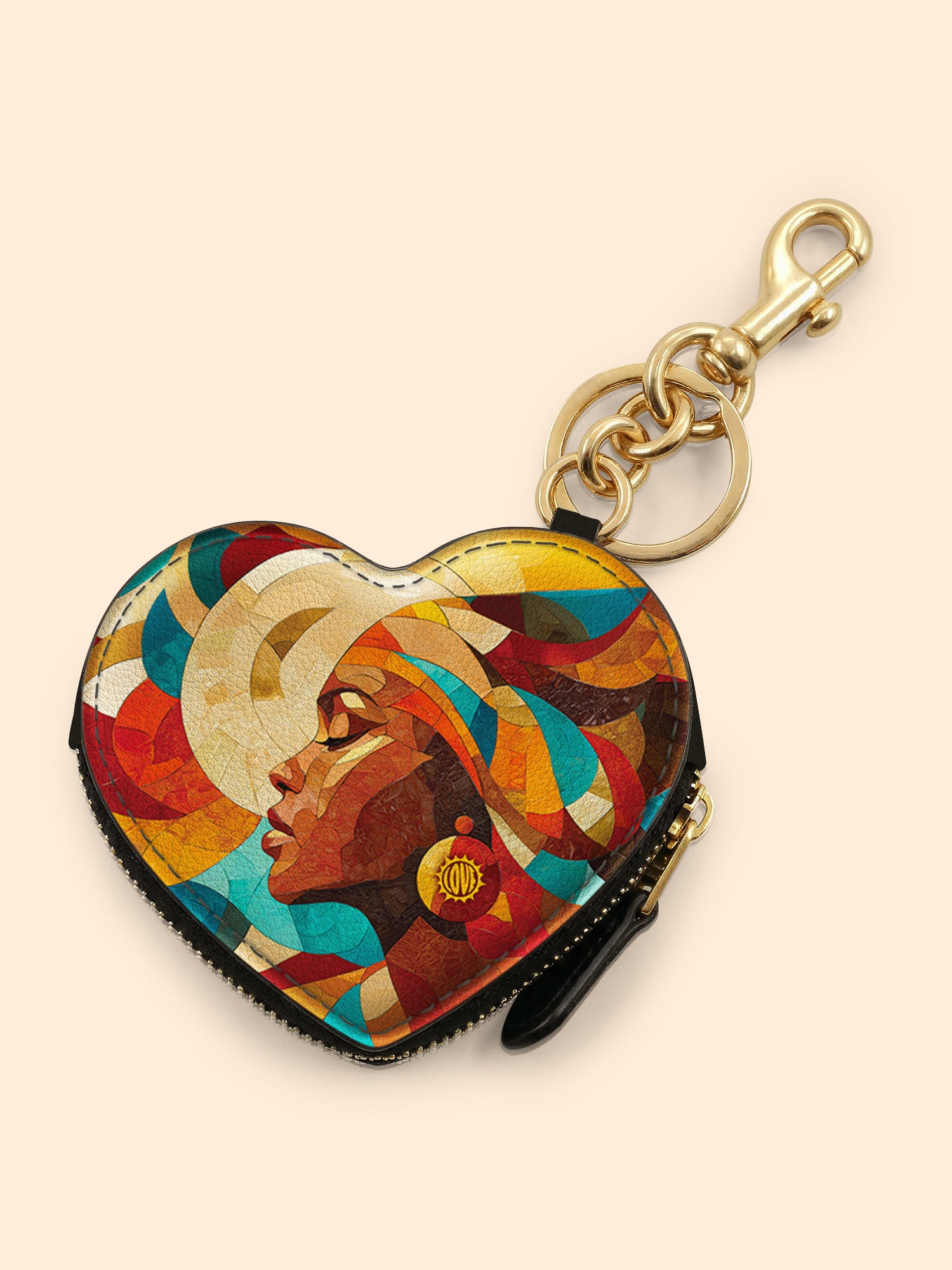 Sunwoven Heart Coin Pouch Bag Charm QR0TV044
