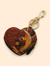 Royal Vision Heart Coin Pouch Bag Charm QR0TD313