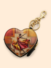Rhythm of the Soul Heart Coin Pouch Bag Charm QR0TD090