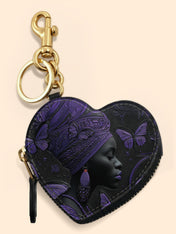 Majesty Known Heart Coin Pouch Bag Charm QR0XD257
