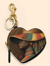 Veiled Pride Heart Coin Pouch Bag Charm QR0TV024