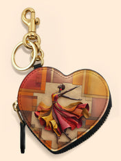 Rhythm of the Soul Heart Coin Pouch Bag Charm QR0TD090