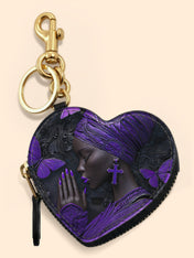 Godly Essence Heart Coin Pouch Bag Charm QR0TV238