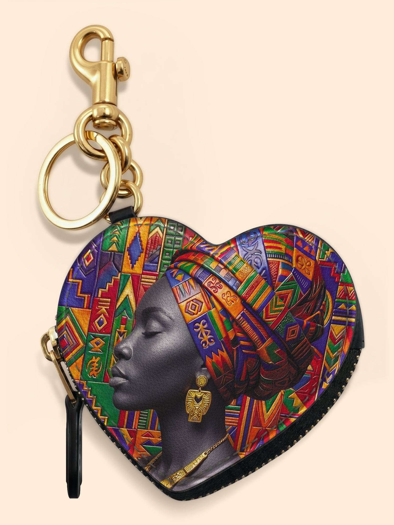 🎁 Rooted Aura Heart Coin Pouch Bag Charm QR0TD702 (100% off)
