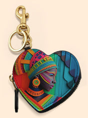 Wrapped Legacy Heart Coin Pouch Bag Charm QR0TD242
