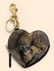 Desert Empress Heart Coin Pouch Bag Charm QR0HH148