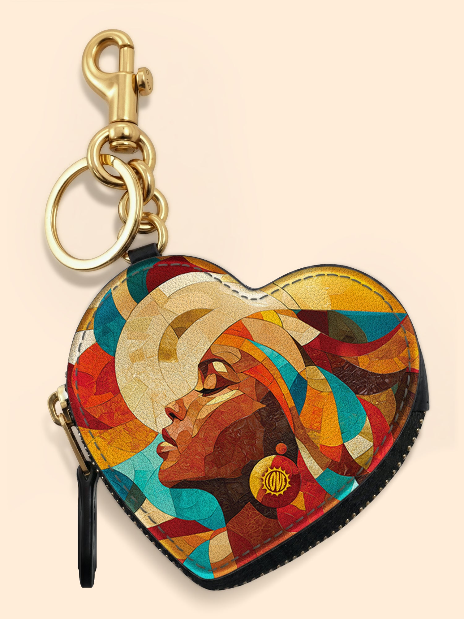 Sunwoven Heart Coin Pouch Bag Charm QR0TV044