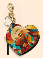 Sunwoven Heart Coin Pouch Bag Charm QR0TV044