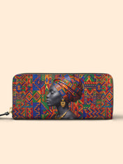 Rooted Aura Slimline Zippy Wallet QR0TD702