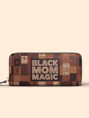 Black Mom Magic Slimline Zippy Wallet QR0TD657