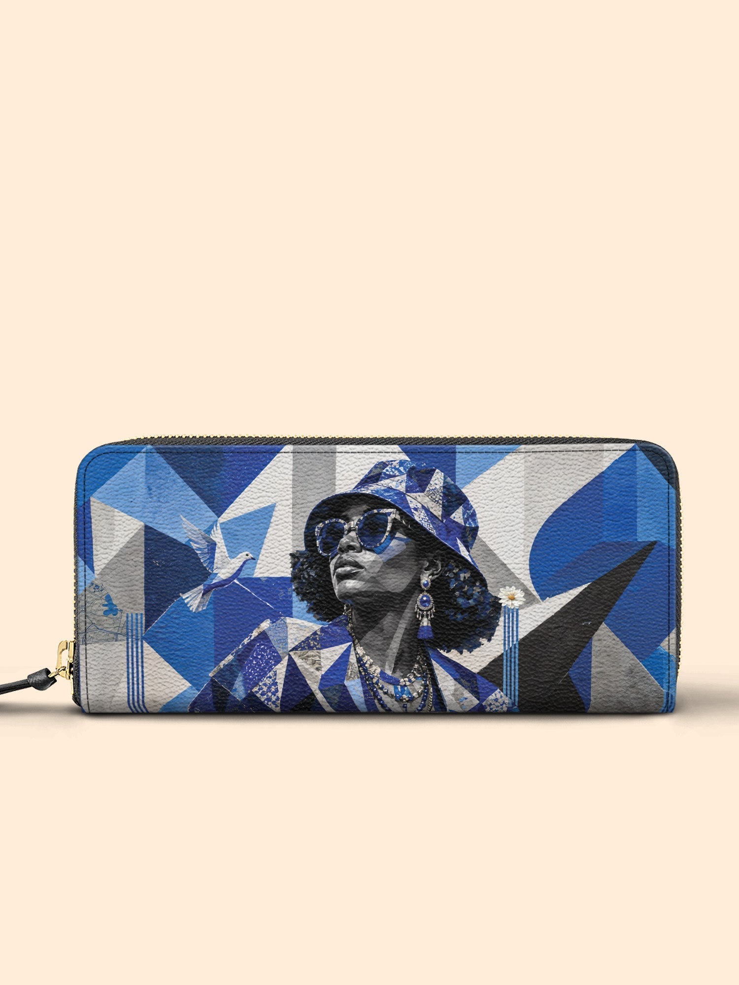 🎁 Sapphire Dove Slimline Zippy Wallet QR0HH214 (100% off)