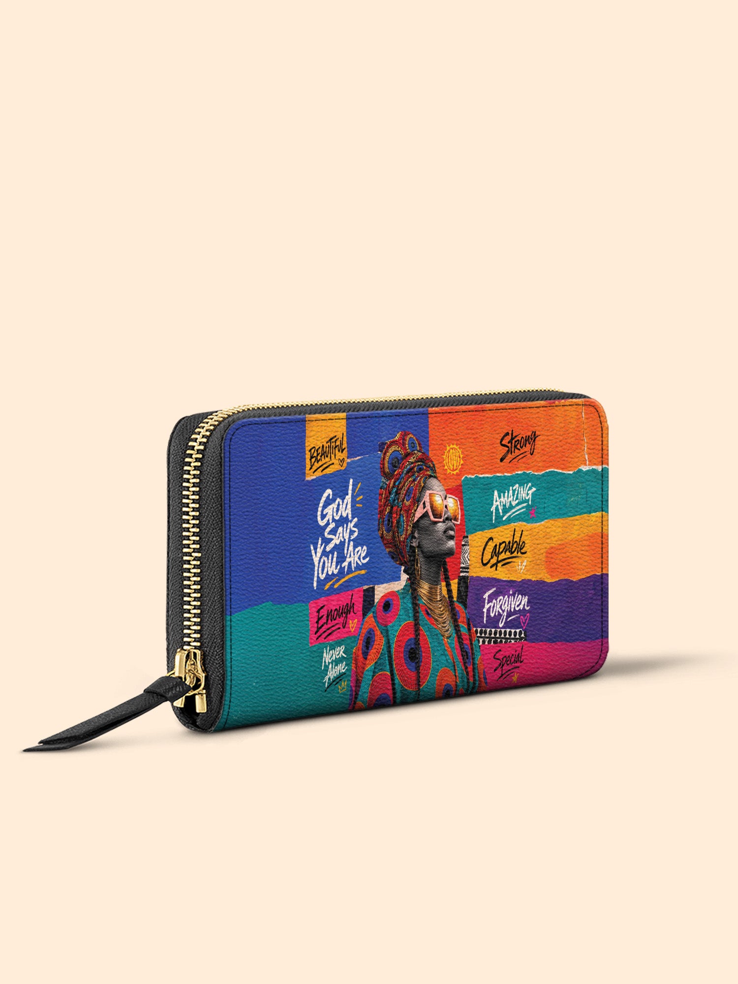 Boldly Blessed Slimline Zippy Wallet QR0TV275