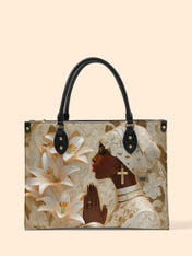 Divine Melanin Premium Leather Handbag QR0TD553