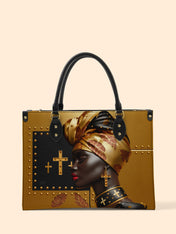 Faith Glow Premium Leather Handbag QR0TD557