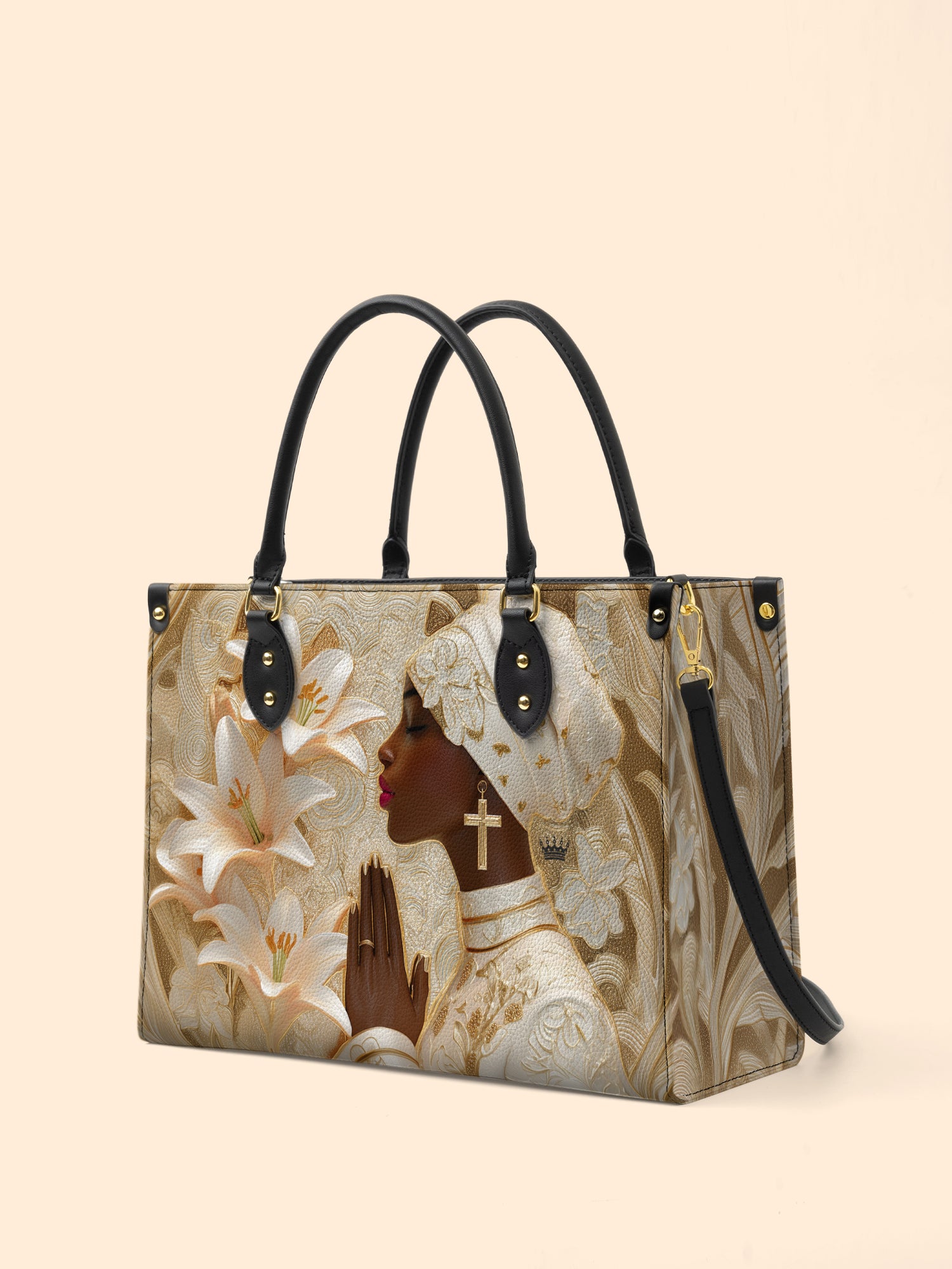 Divine Melanin Premium Leather Handbag QR0TD553