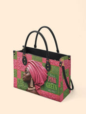 Pink Sovereign Premium Leather Handbag QR0TD709