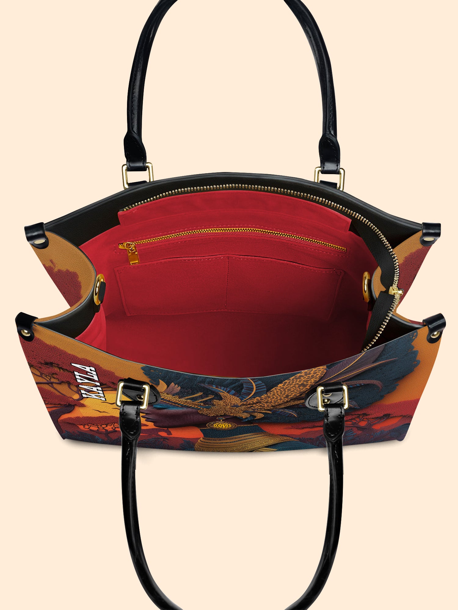 African Aspirations Premium Leather Handbag
