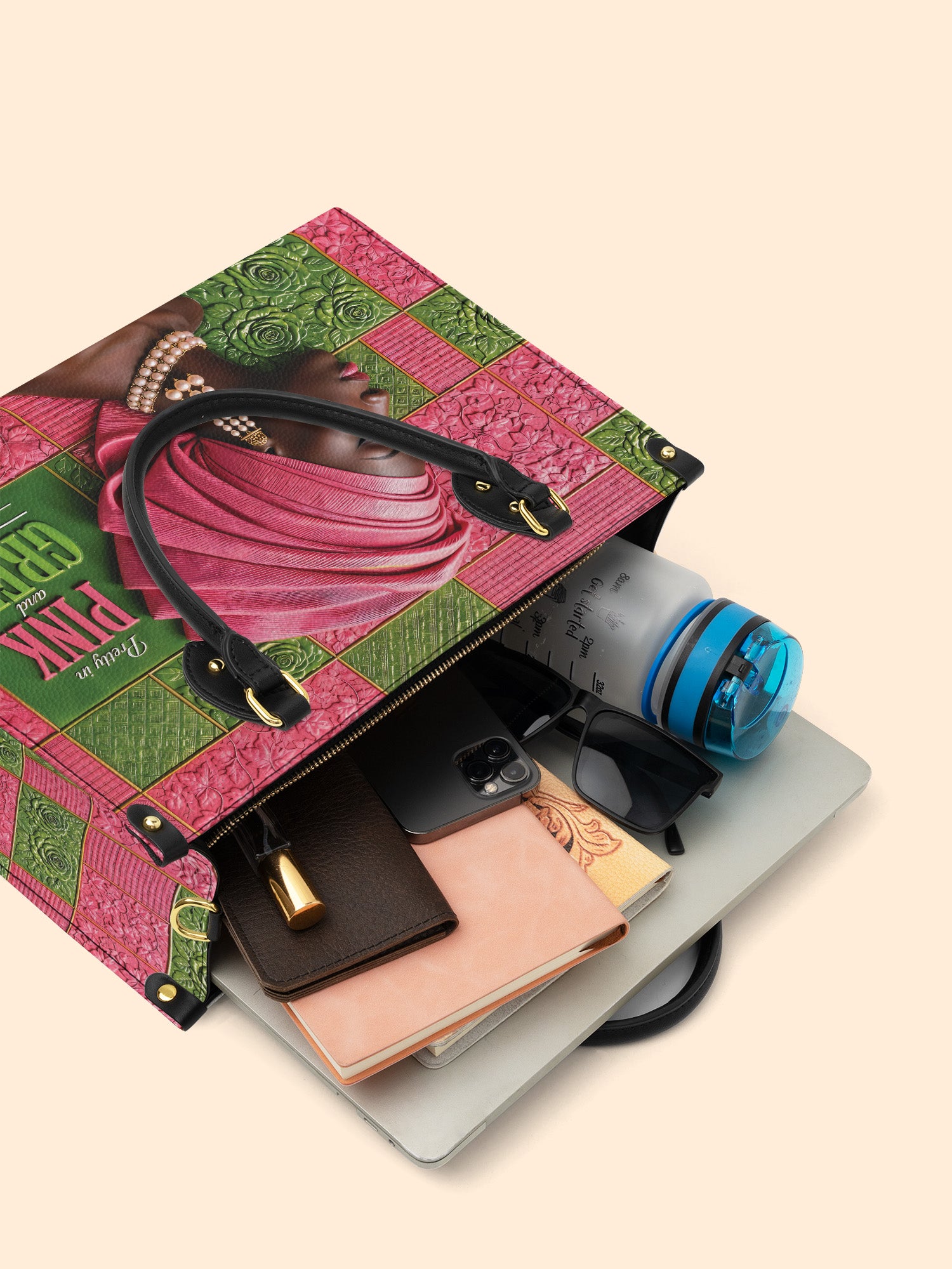 Pink Sovereign Premium Leather Handbag QR0TD709
