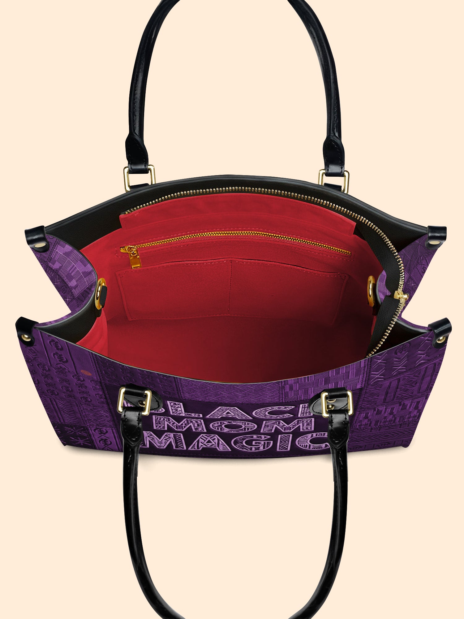 Magic Mama Amethyst Premium Leather Handbag QR0TD662