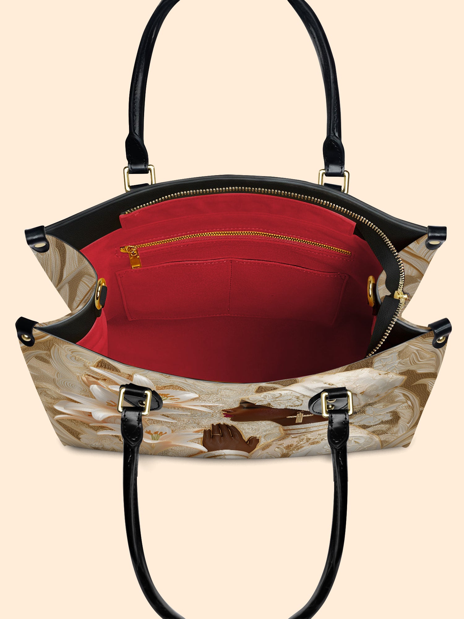 Divine Melanin Premium Leather Handbag QR0TD553