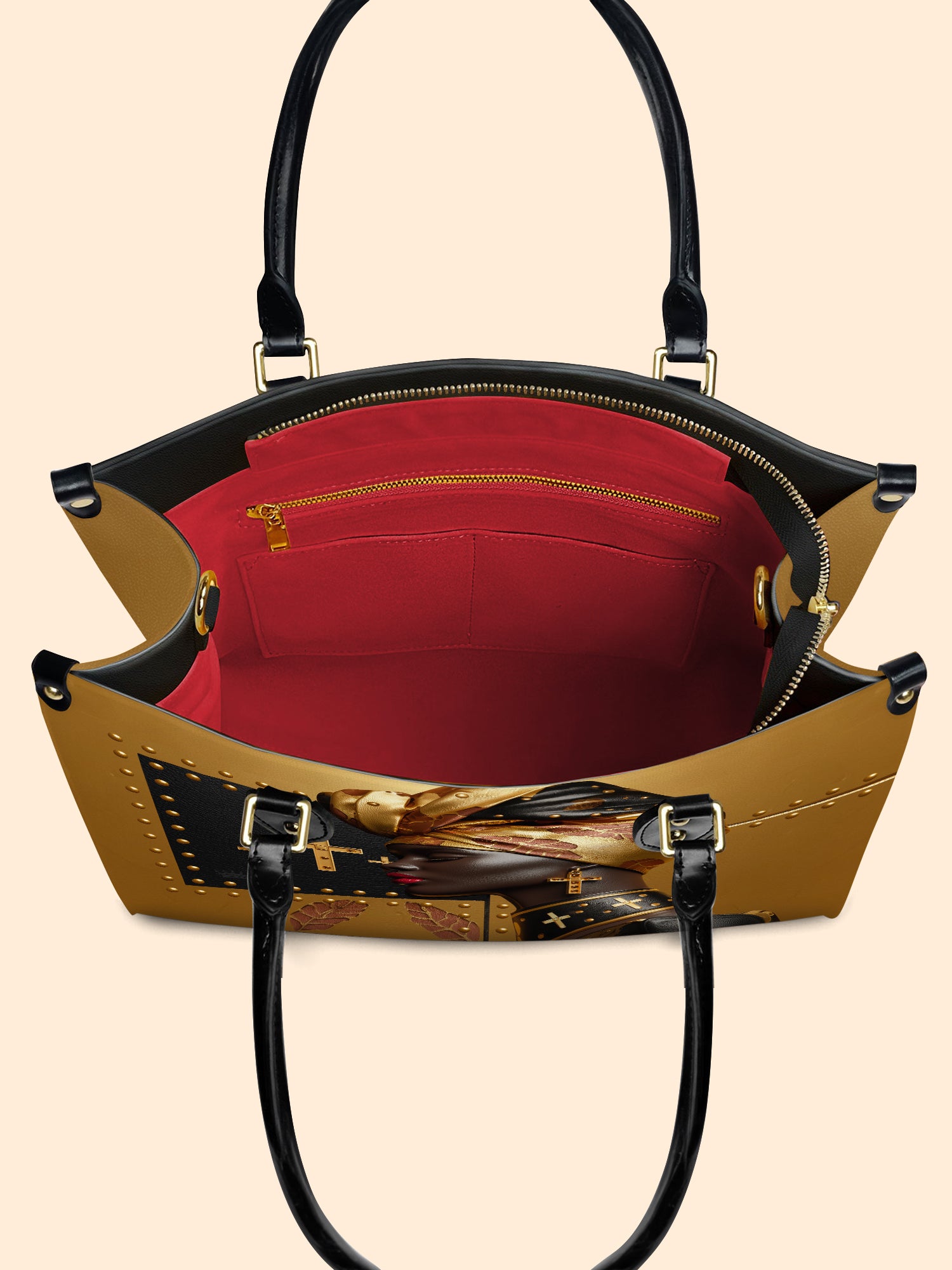 Faith Glow Premium Leather Handbag QR0TD557