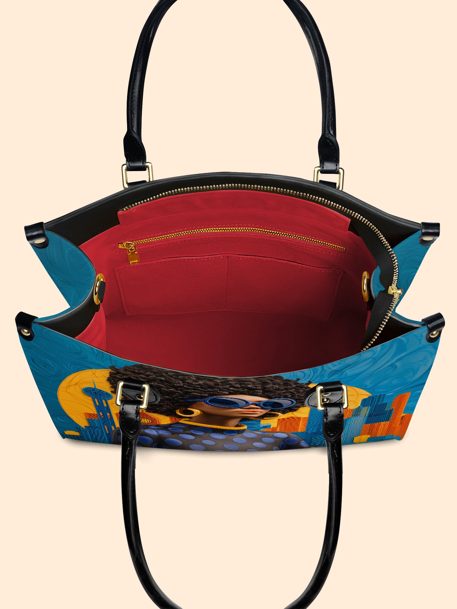 Dallas Radiance Premium Leather Handbag QR0TD585