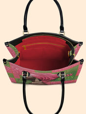 Pink Sovereign Premium Leather Handbag QR0TD709